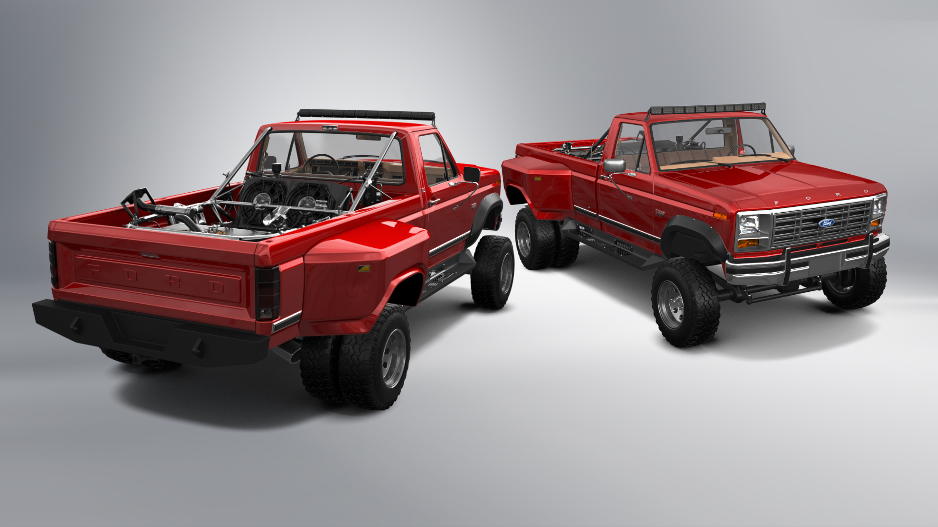 Ford F-350 Dually Regular Cab 2 Door pickup truck 1980 tuning