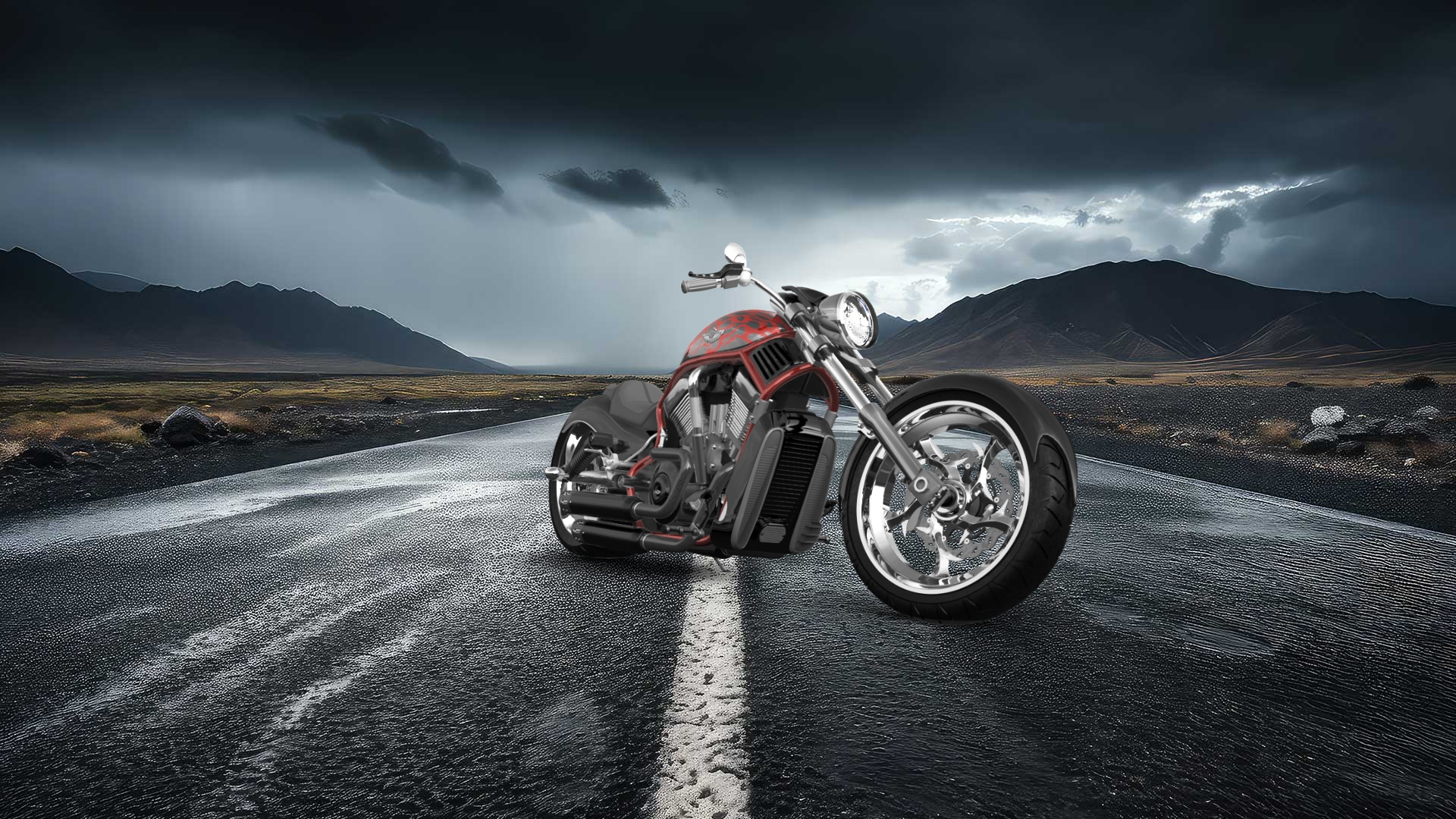 Harley-Davidson Custom Chopper Cruiser 2011