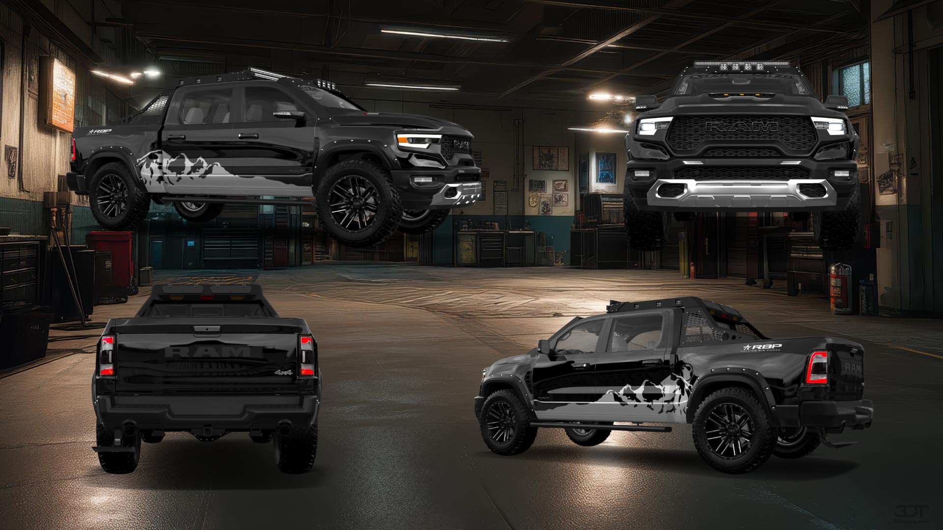Dodge Ram 1500 TRX 4 Door pickup truck 2021 tuning