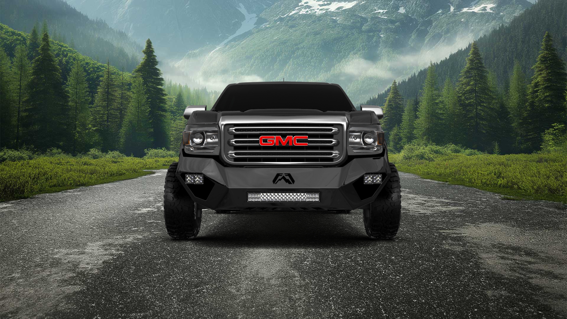 GMC Canyon Crew Cab 4 Door pickup truck 2015 tuning