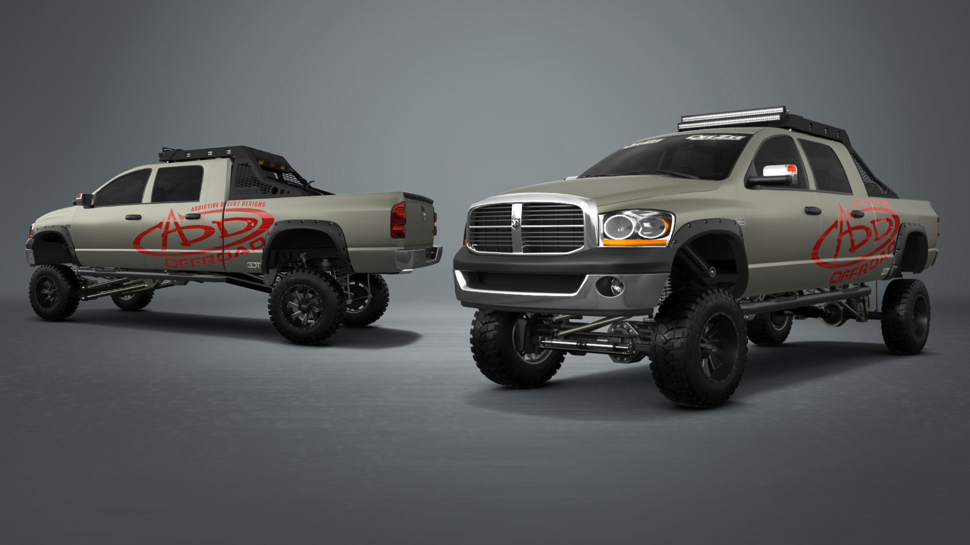 Dodge Ram 2500 4 Door pickup truck 2007 tuning