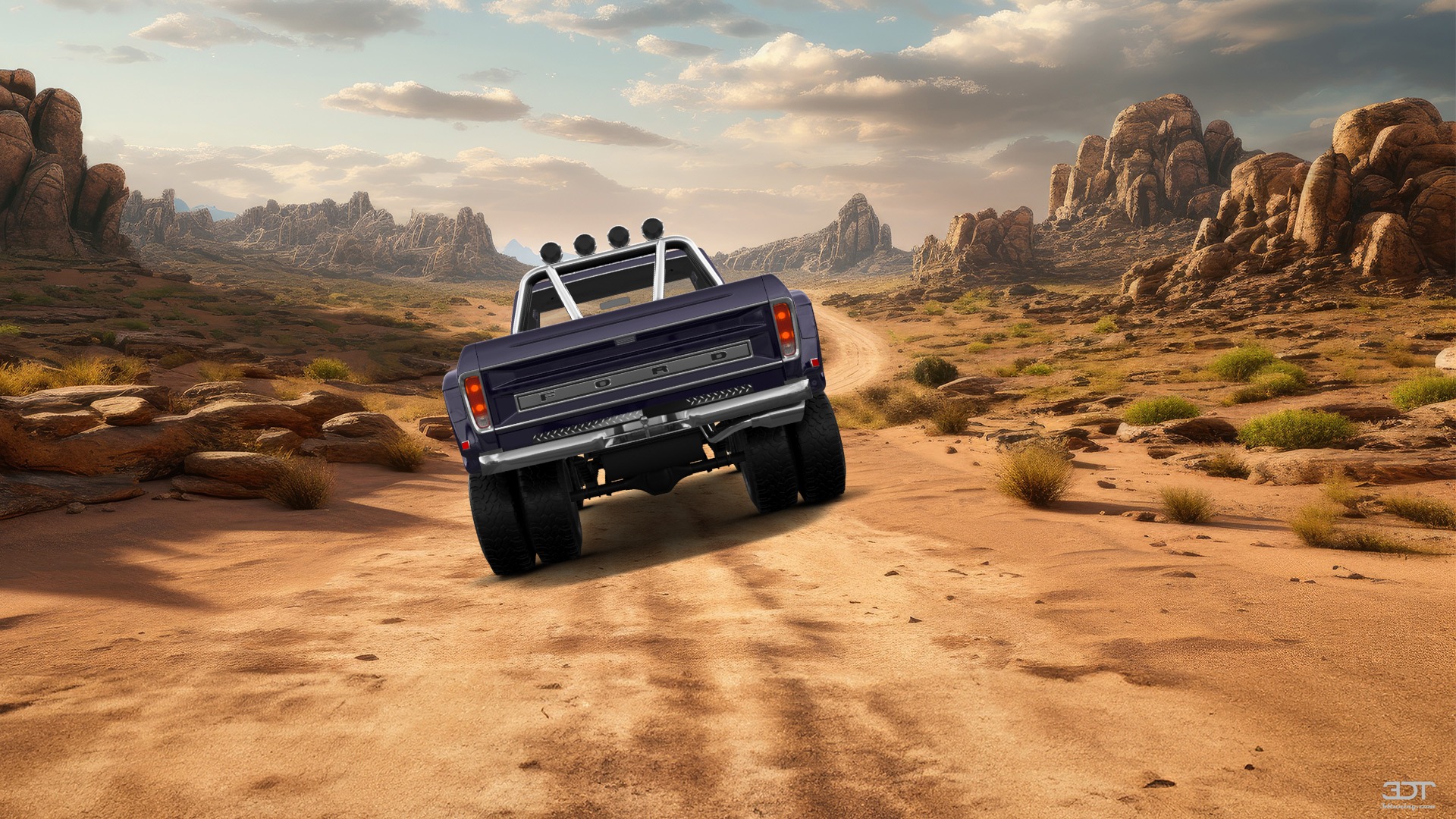 Ford F-350 Dually 4 Door pickup truck 1973