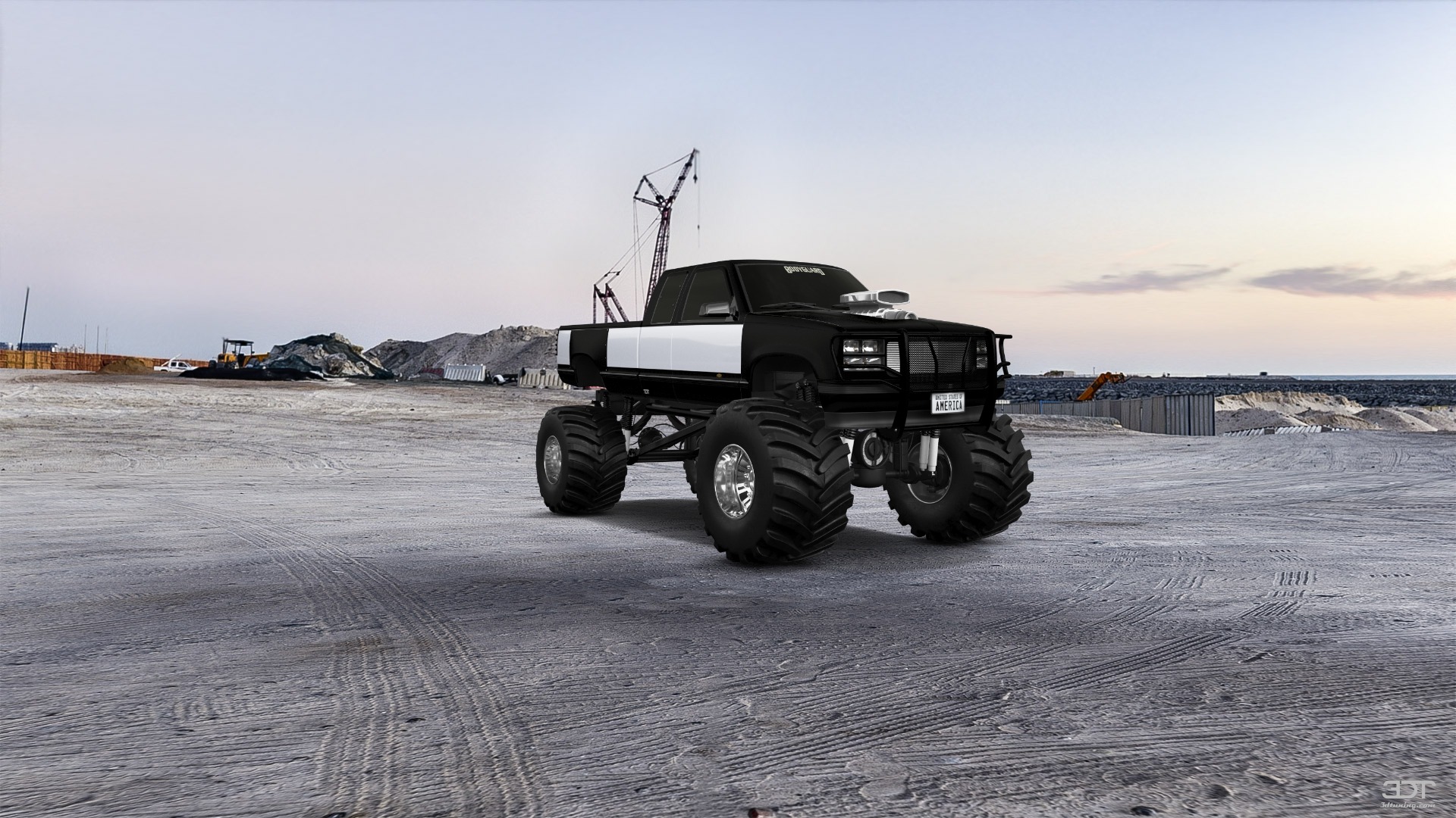 Chevrolet K3500 Extended Cab Pickup Truck 1988