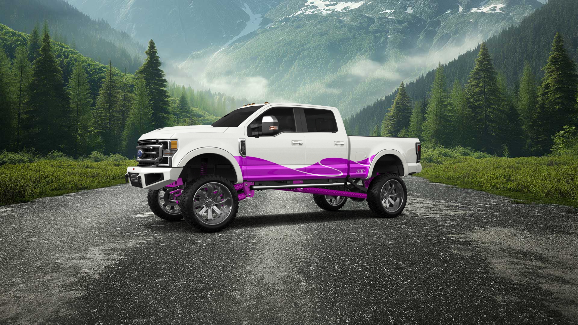 Ford F-250 4 Door pickup truck 2021 tuning