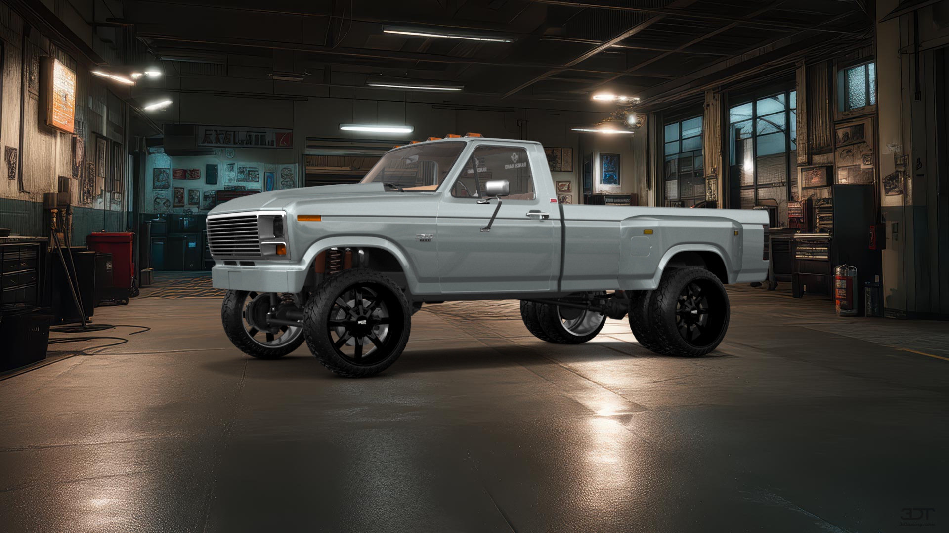 Ford F-350 Dually Regular Cab 2 Door pickup truck 1980 tuning