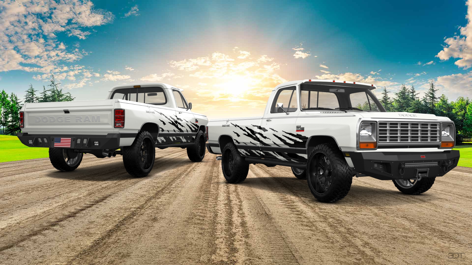 Dodge Ram 250 Regular Cab 2 Door pickup truck 1983