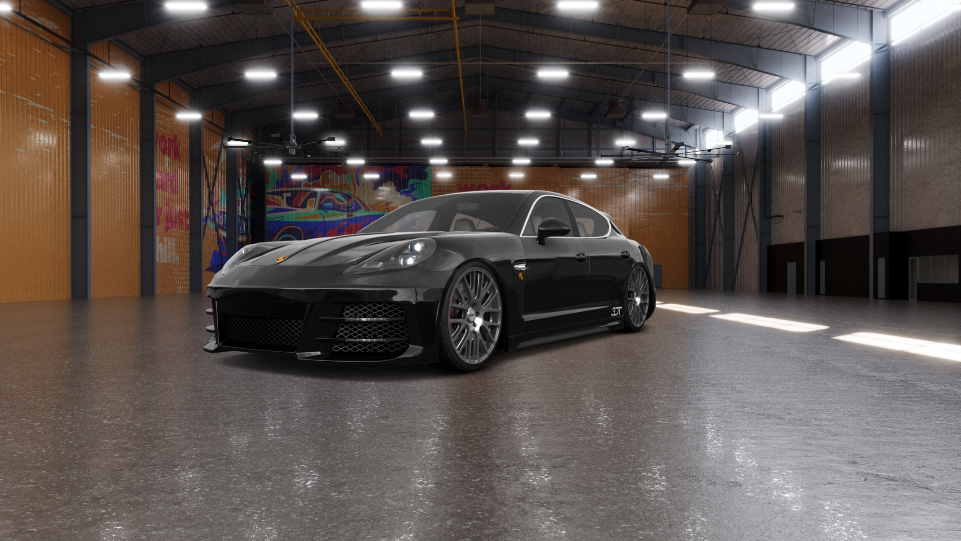 Porsche Panamera 4 door fastback saloon 2011