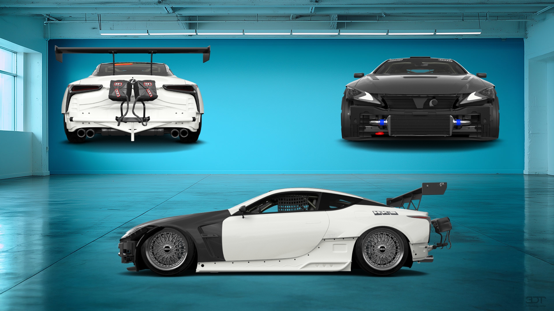 Lexus LC500 2 door fastback coupe 2017 tuning