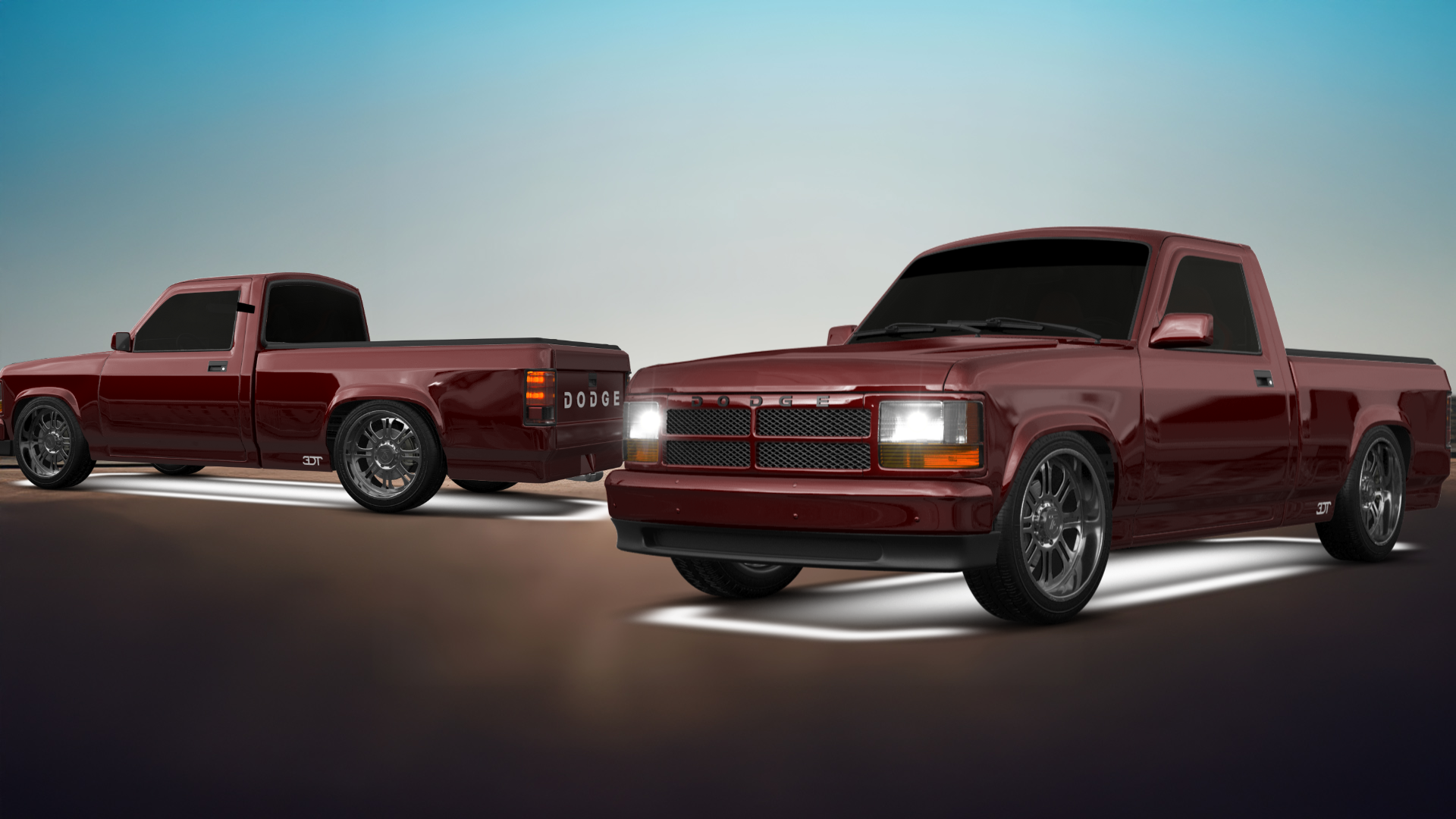 Dodge Dakota Regular Cab 2 Door pickup truck 1987 tuning