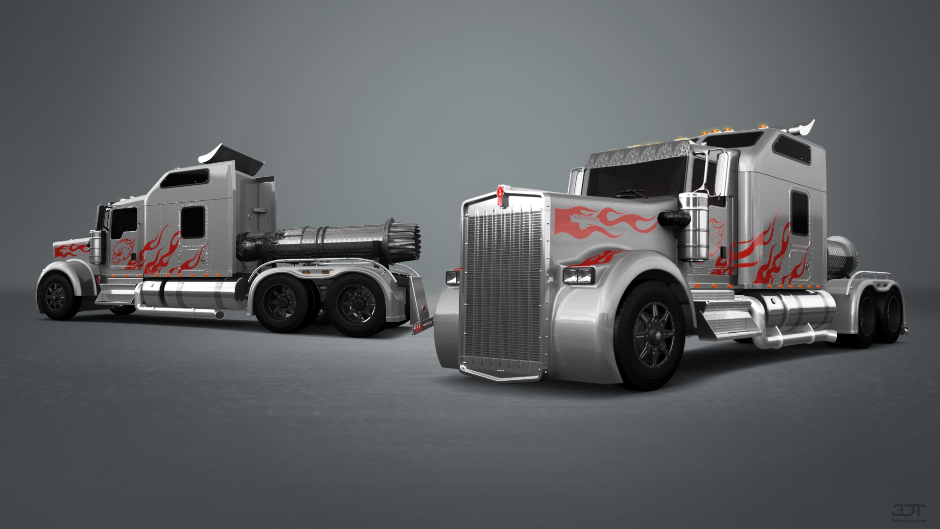 Kenworth W900 Sleeper Cab Truck 2015 tuning