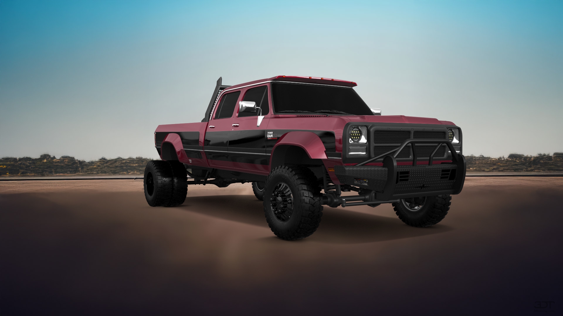 Dodge Ram 350 4 Door pickup truck 1991 tuning