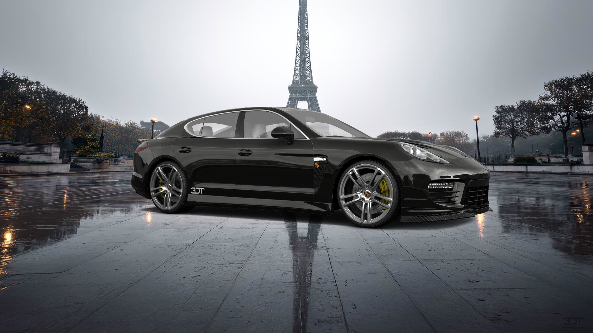 Porsche Panamera 4 door fastback saloon 2011 tuning