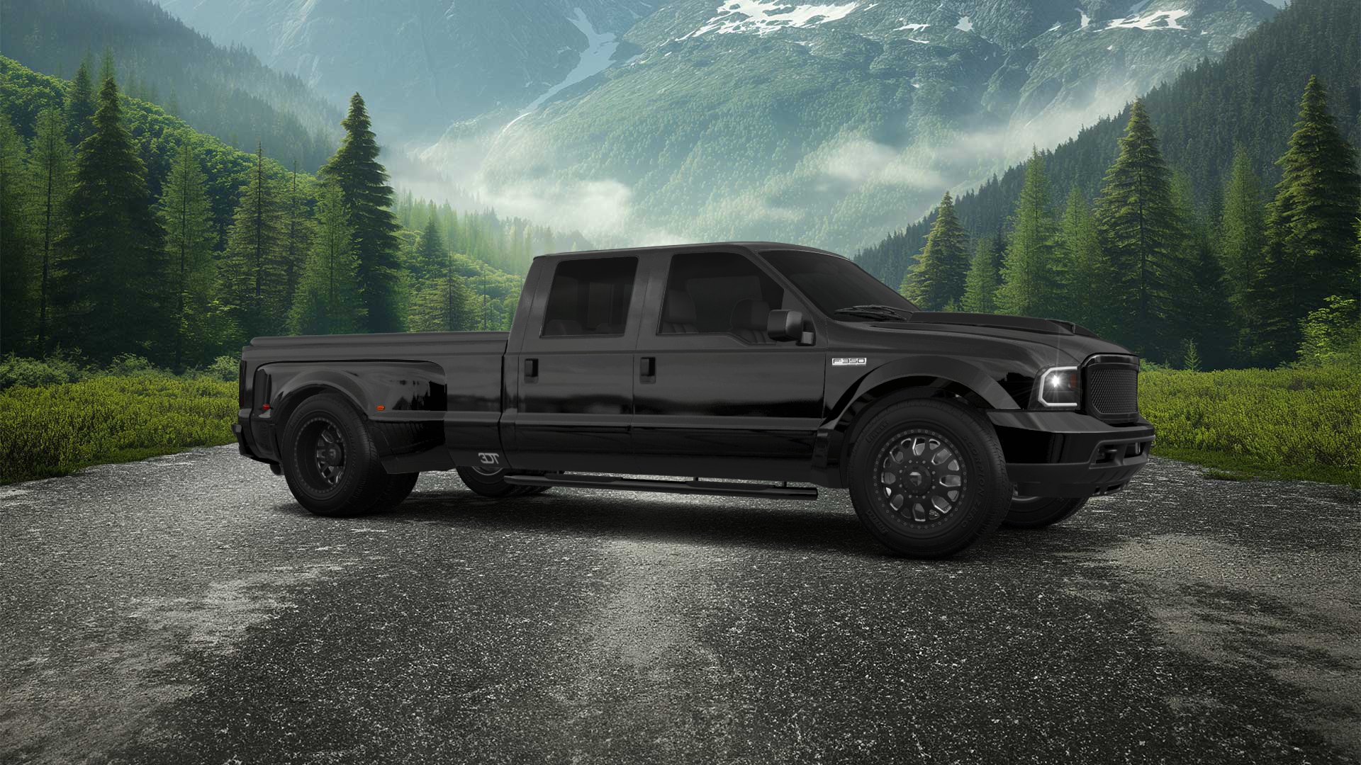 Ford F-350 DRW 4 Door pickup truck 1999 tuning