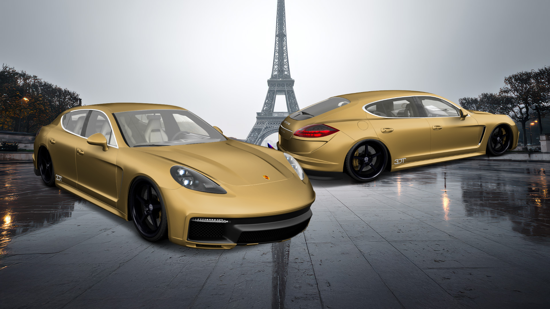Porsche Panamera 4 door fastback saloon 2011 tuning