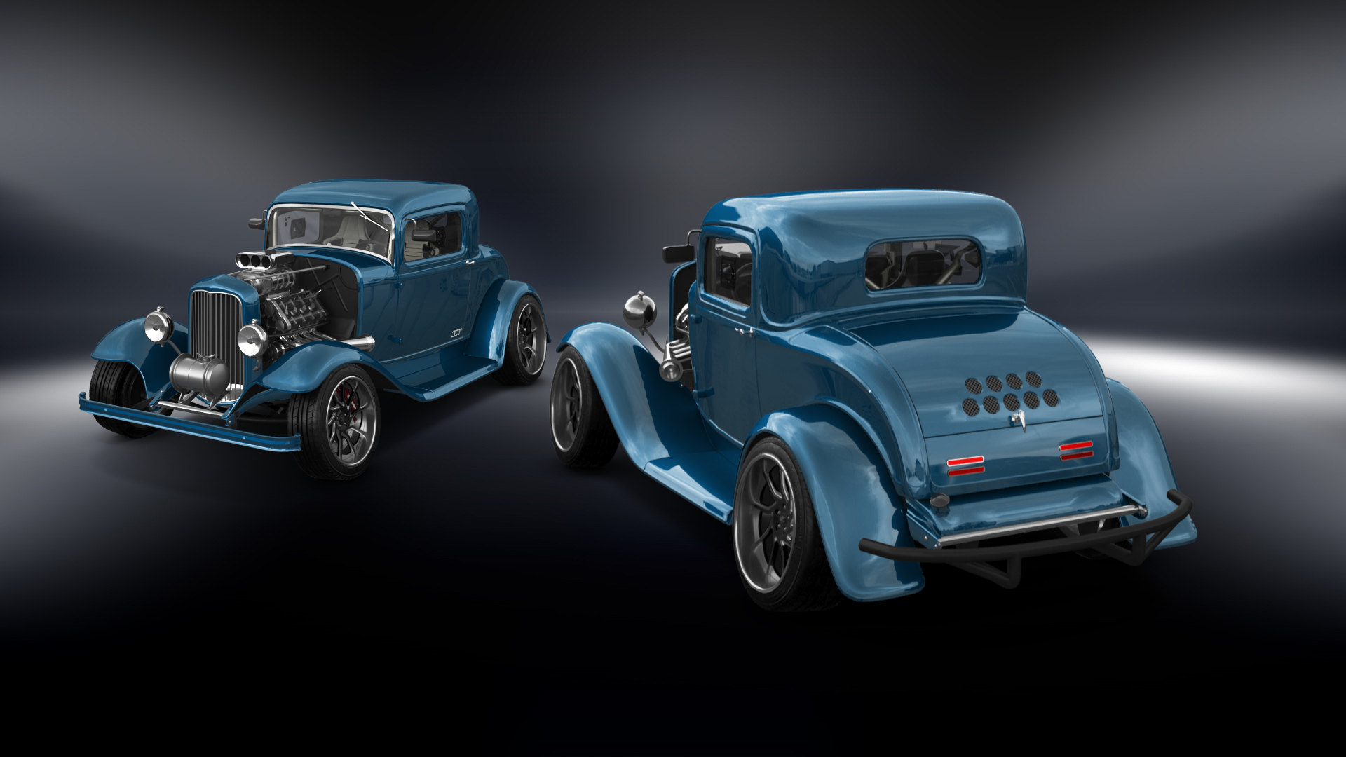 Ford Model B Deluxe 2 Door Coupe 1932 tuning