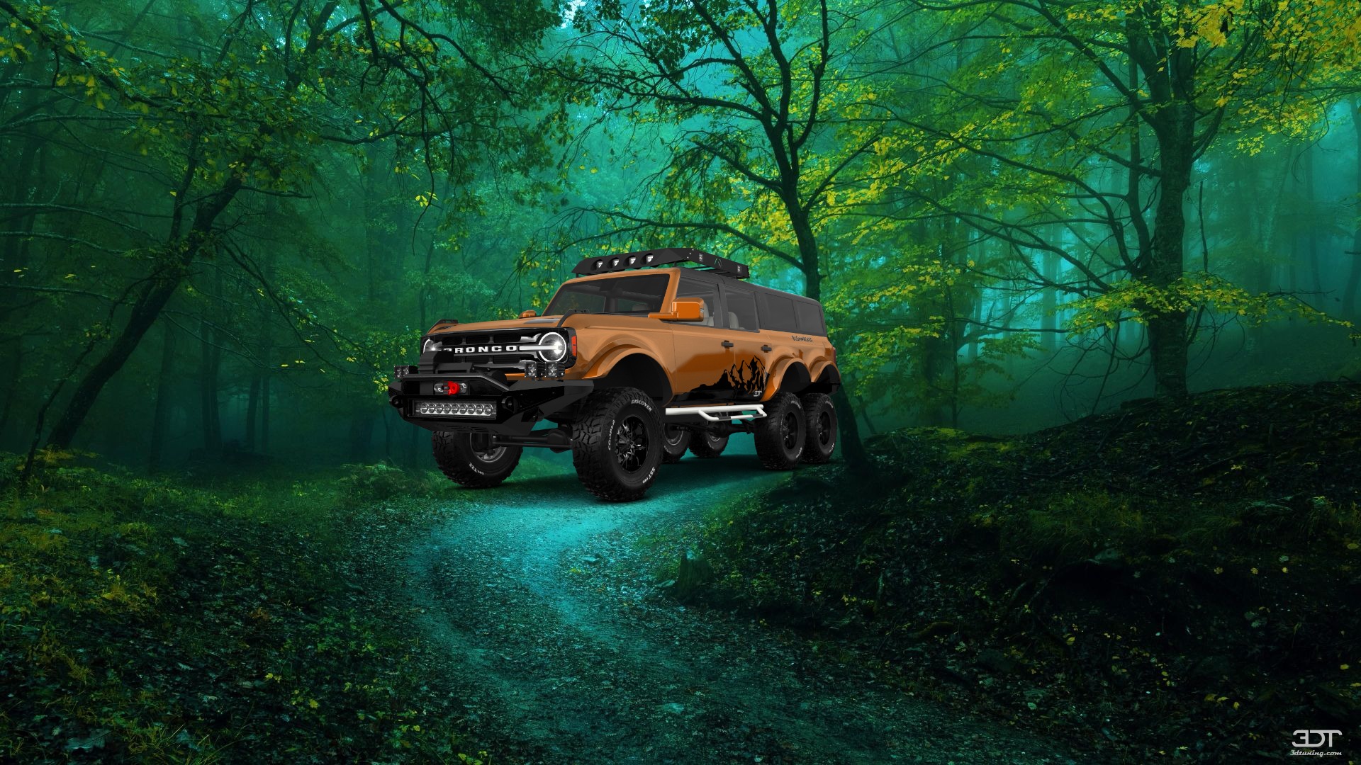 Ford Bronco 6X6 4 Door pickup truck 2021