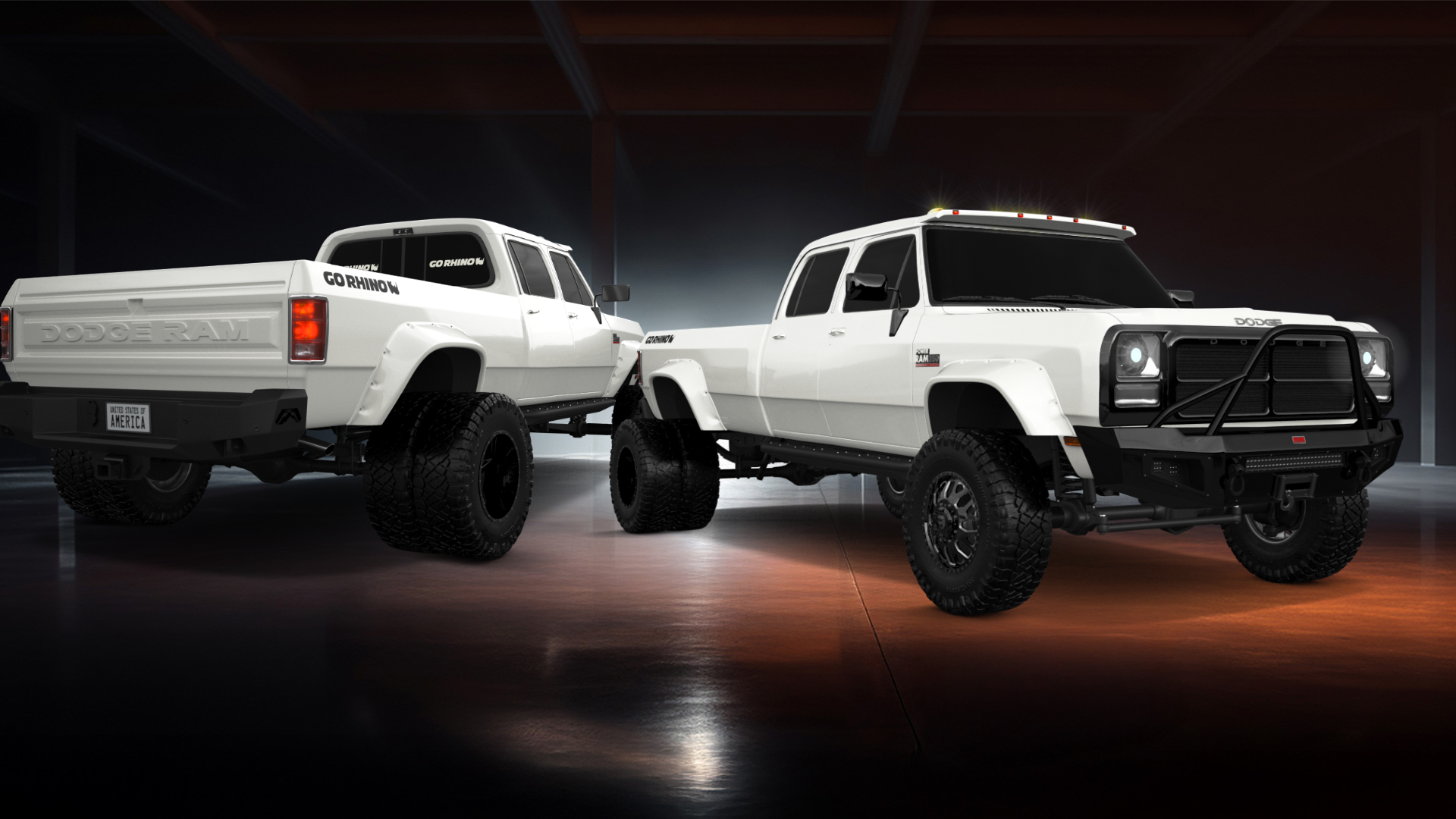 Dodge Ram 350 4 Door pickup truck 1991 tuning