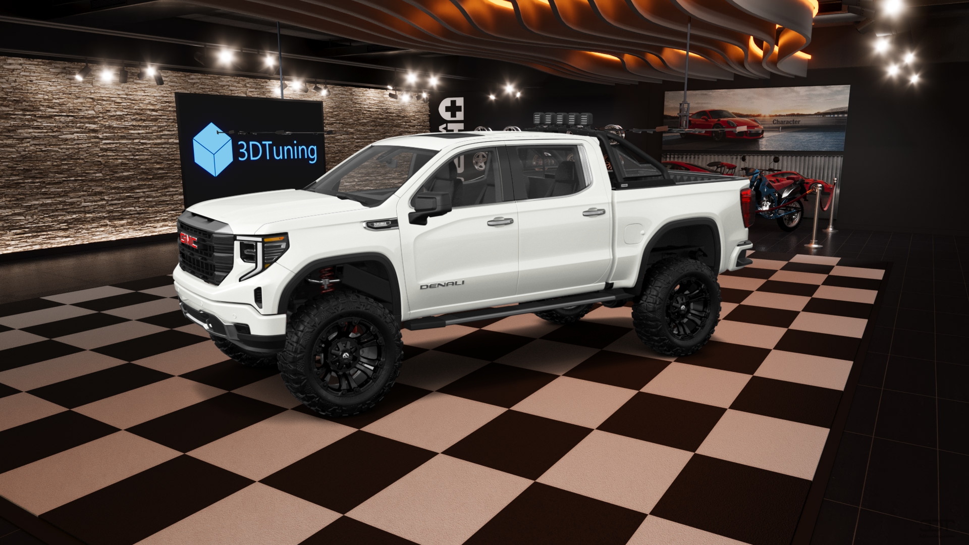 GMC Sierra 1500 Crew Cab 5.8 ft box 4 Door pickup truck 2023 tuning