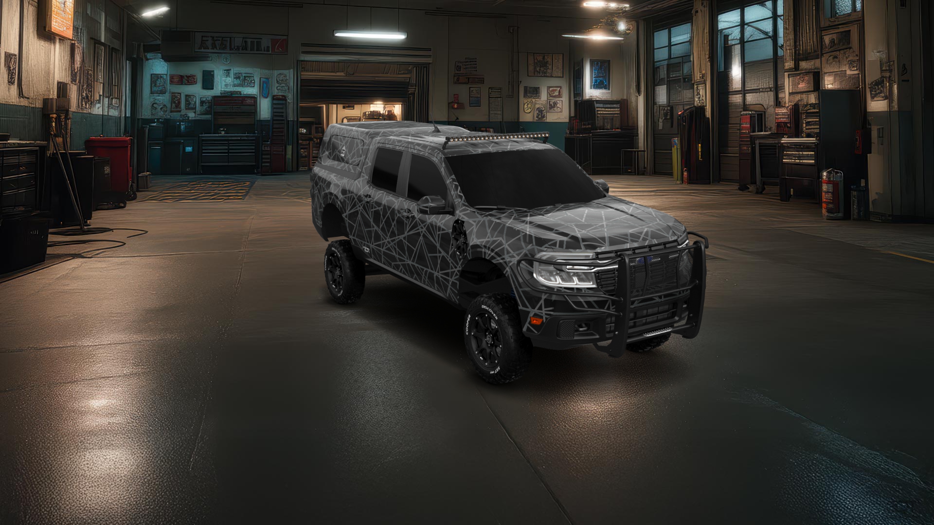 Ford Maverick 4 Door pickup truck 2022 tuning