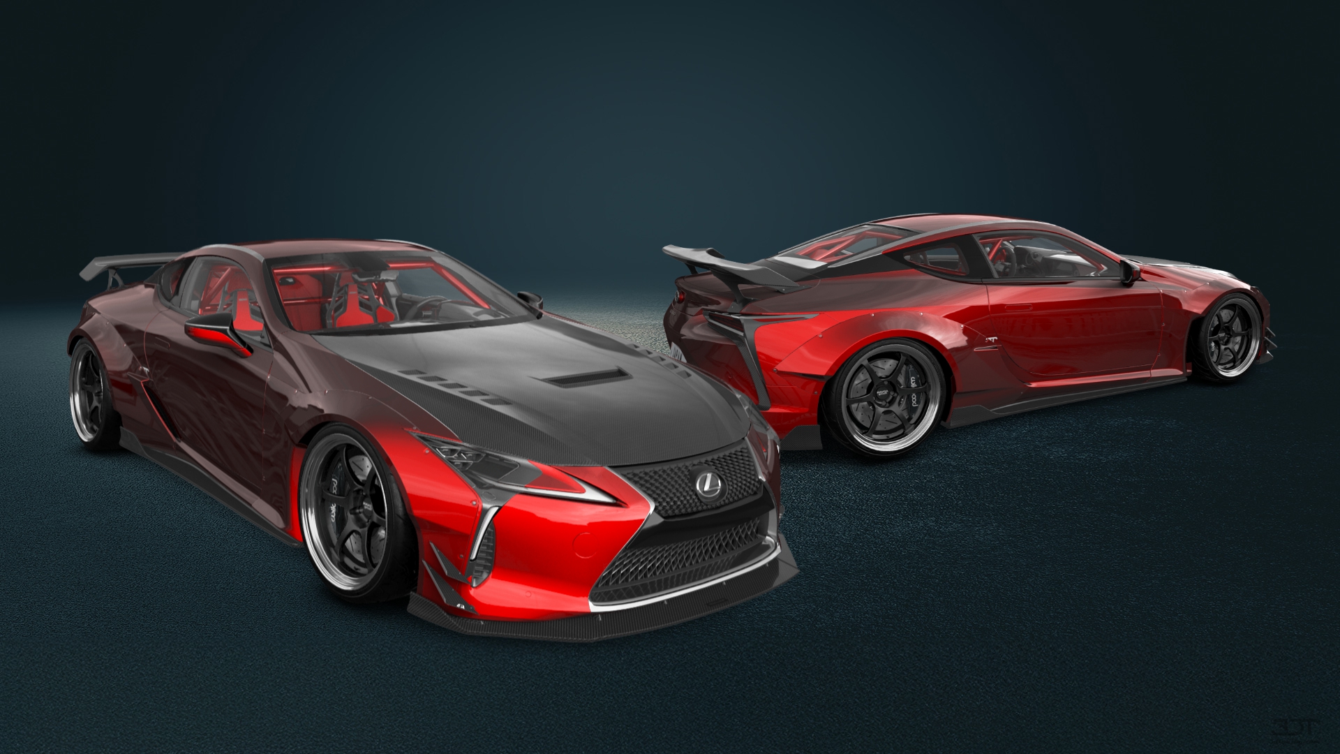 Lexus LC500 2 door fastback coupe 2017 tuning