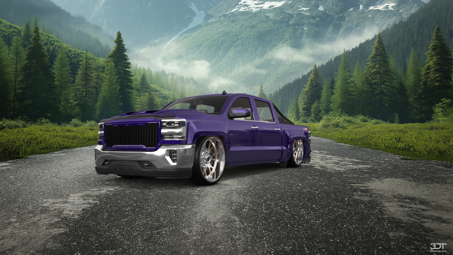 Chevrolet Silverado 1500 4 Door pickup truck 2016 tuning