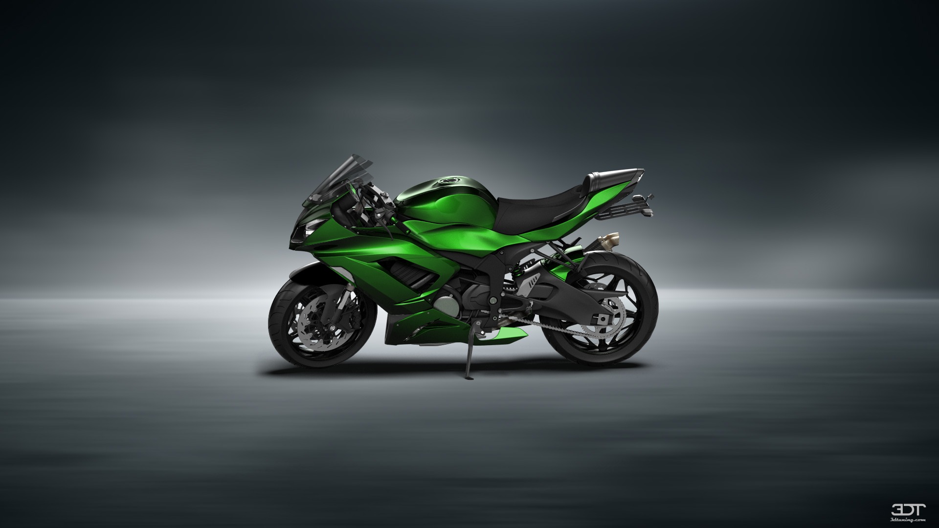 Kawasaki Ninja ZX 6R Sport Bike 2015 tuning