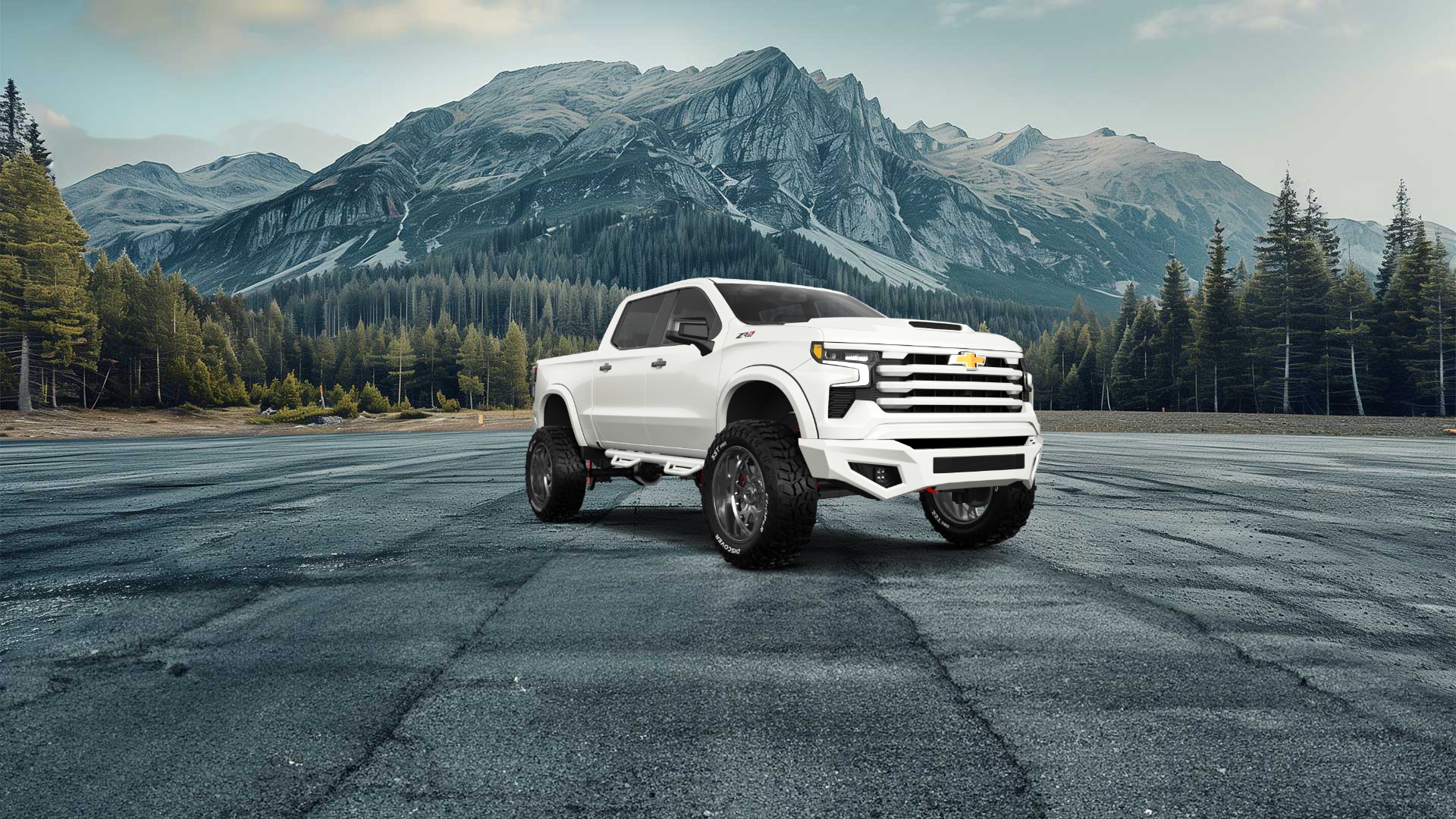 Chevrolet Silverado 1500 Crew Cab 5.8 ft box 4 Door pickup truck 2023 tuning