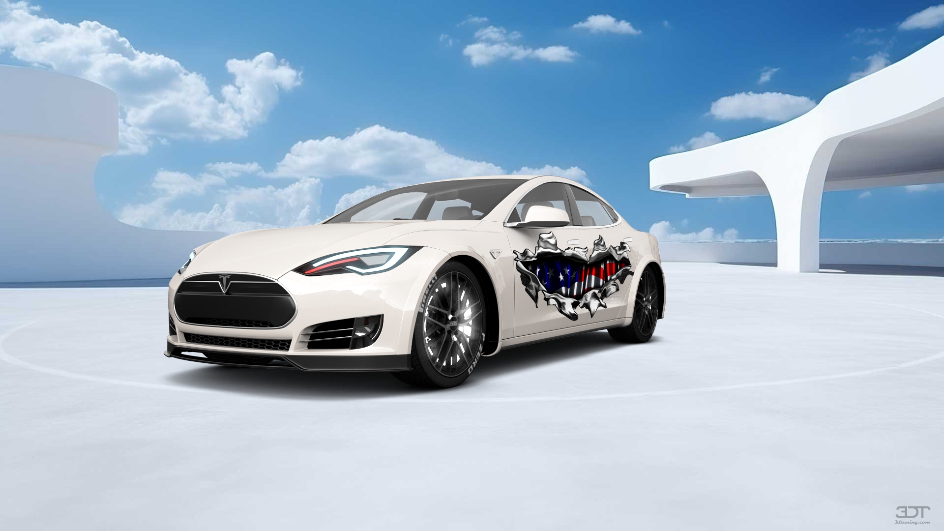 Tesla Model S 5 Door Liftback 2013 tuning