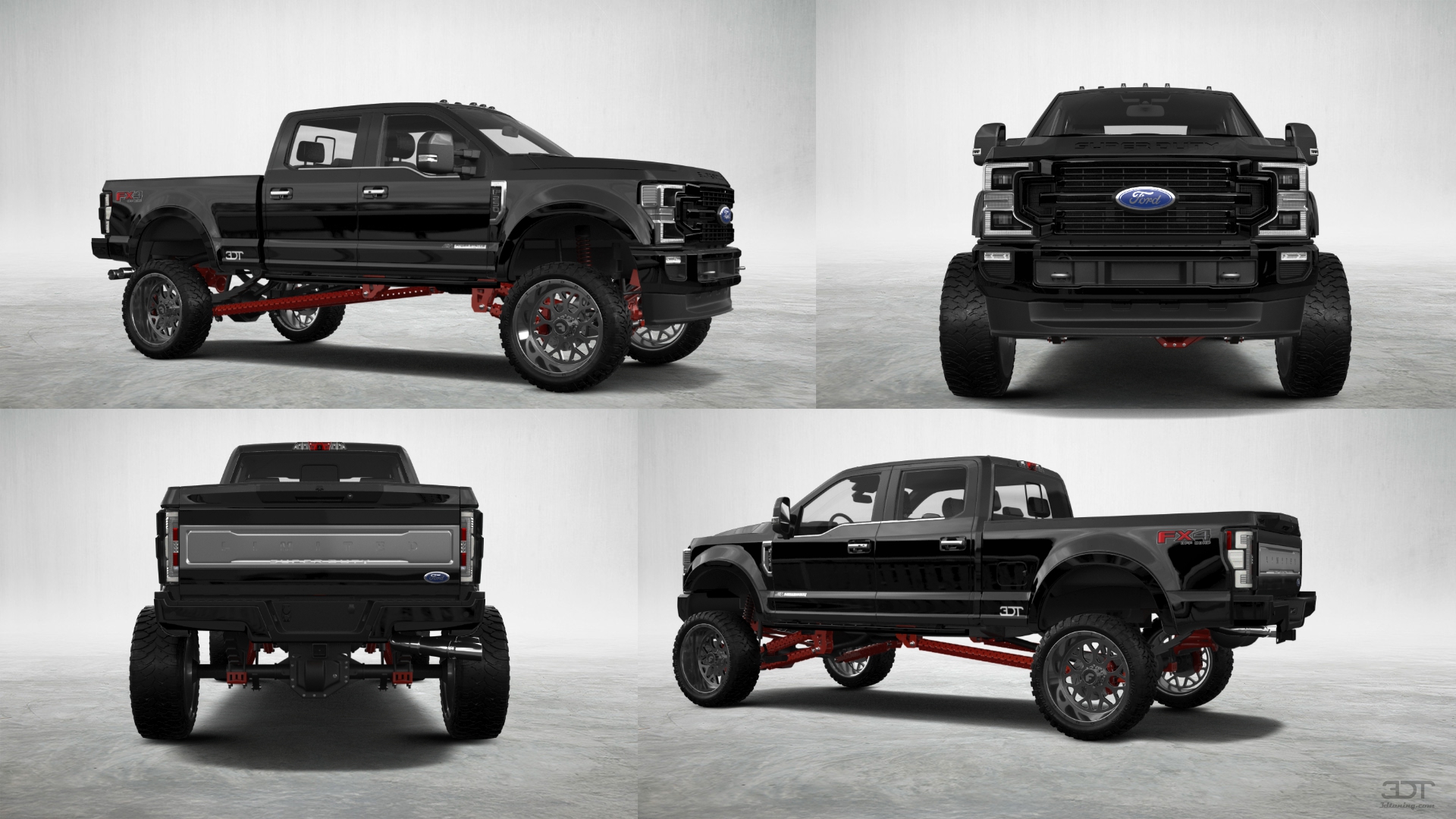Ford F-250 4 Door pickup truck 2021 tuning