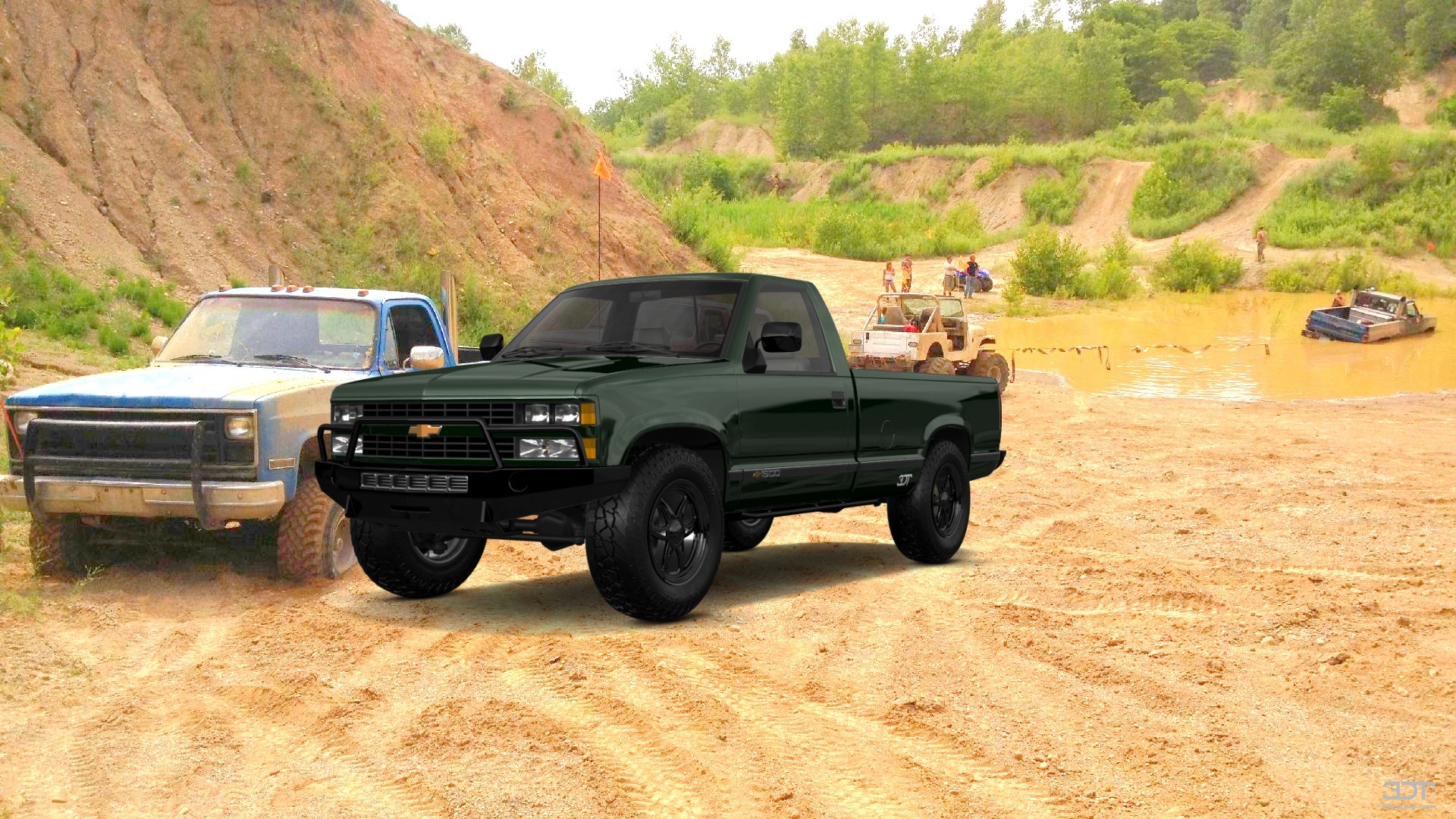Chevrolet K1500 Regular Cab Fleetside Pickup 1988