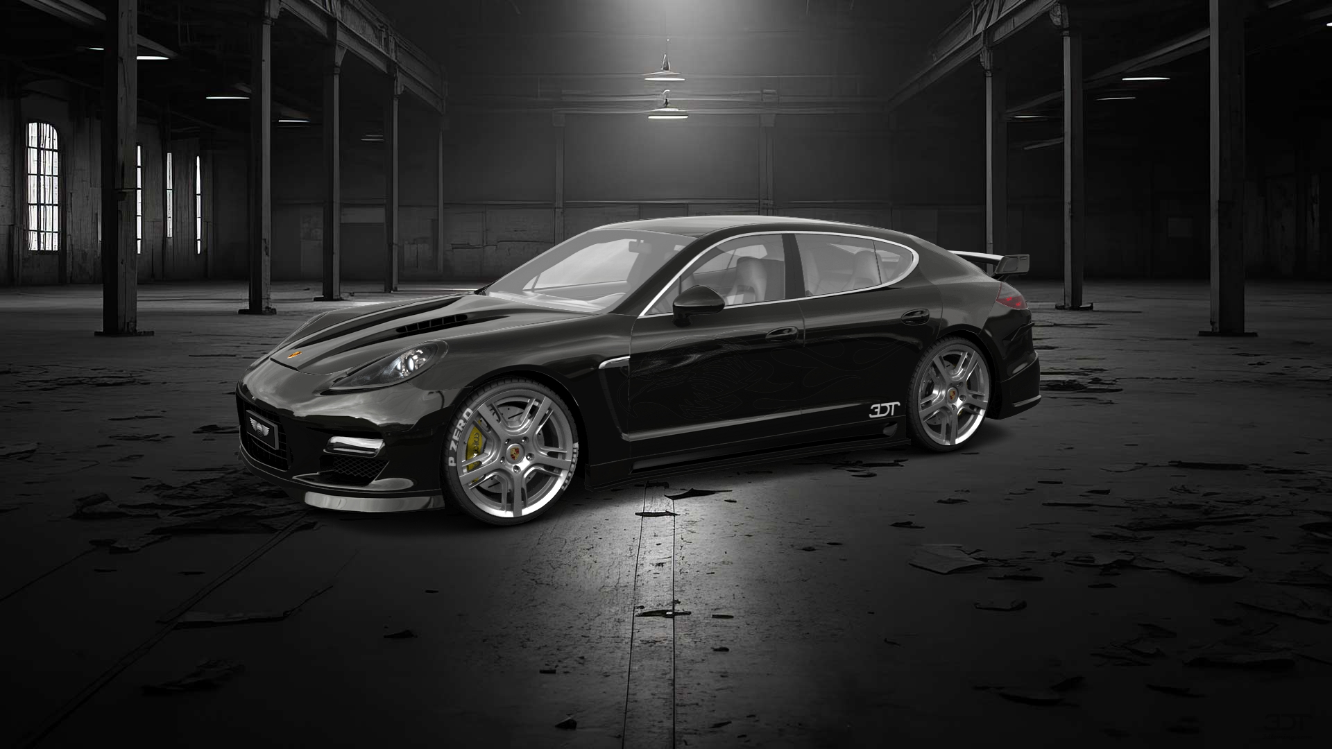 Porsche Panamera 4 door fastback saloon 2011