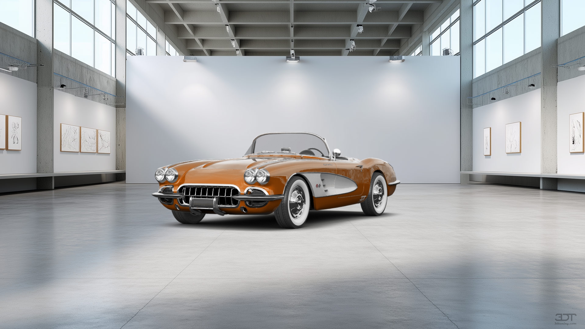 Chevrolet Corvette Convertible Coupe 1958 tuning
