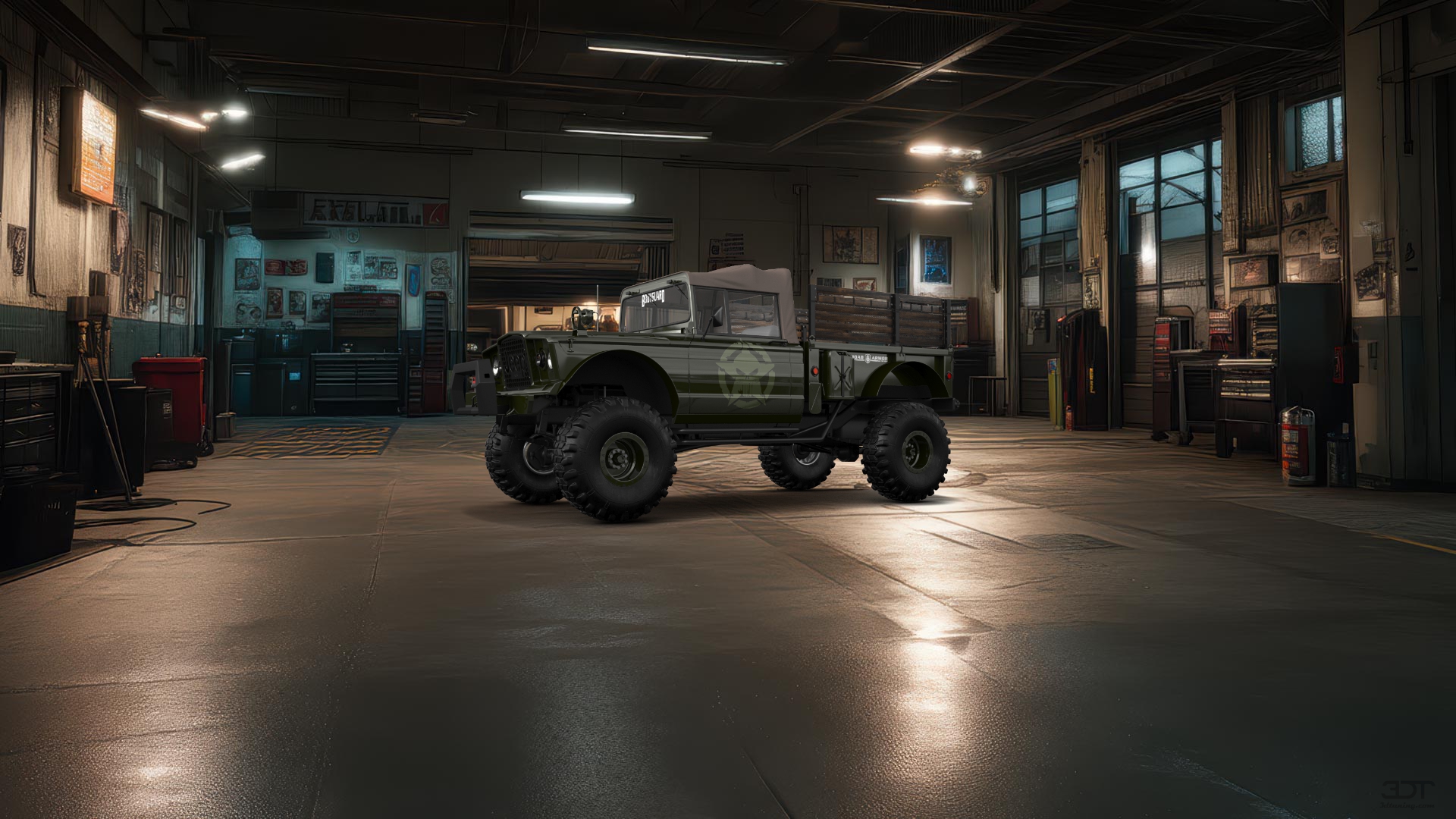 Jeep Kaiser M715 2 Door pickup truck 1968 tuning