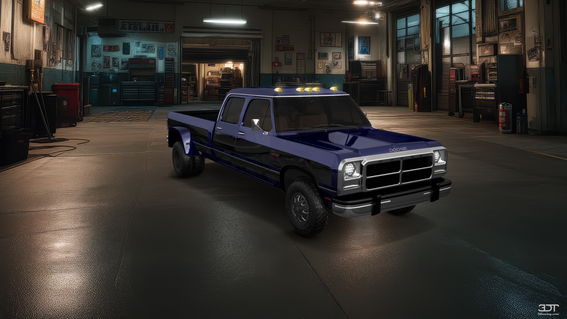 Dodge Ram 350 4 Door pickup truck 1991 tuning