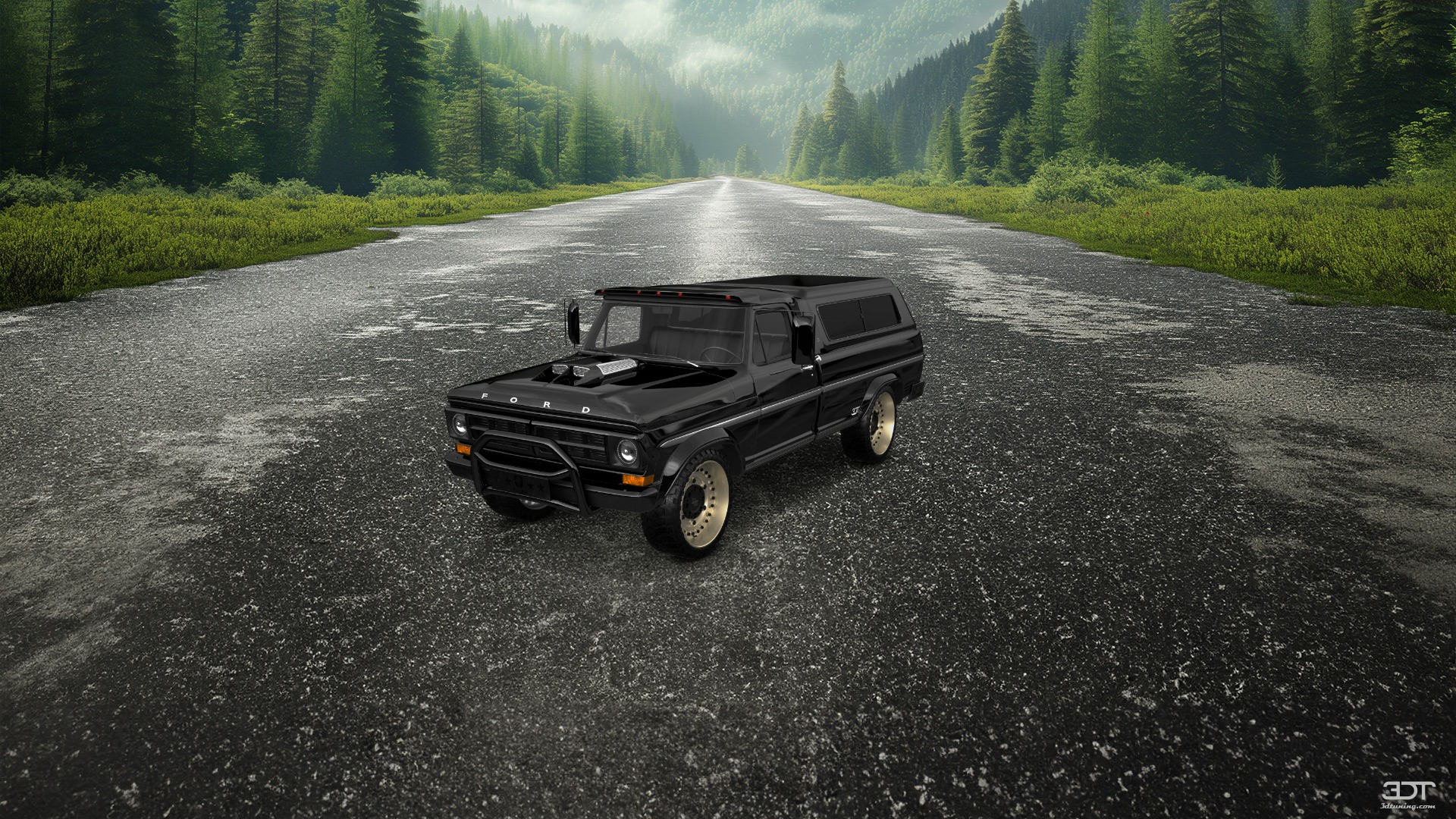 Ford F-250 2 Door pickup truck 1971