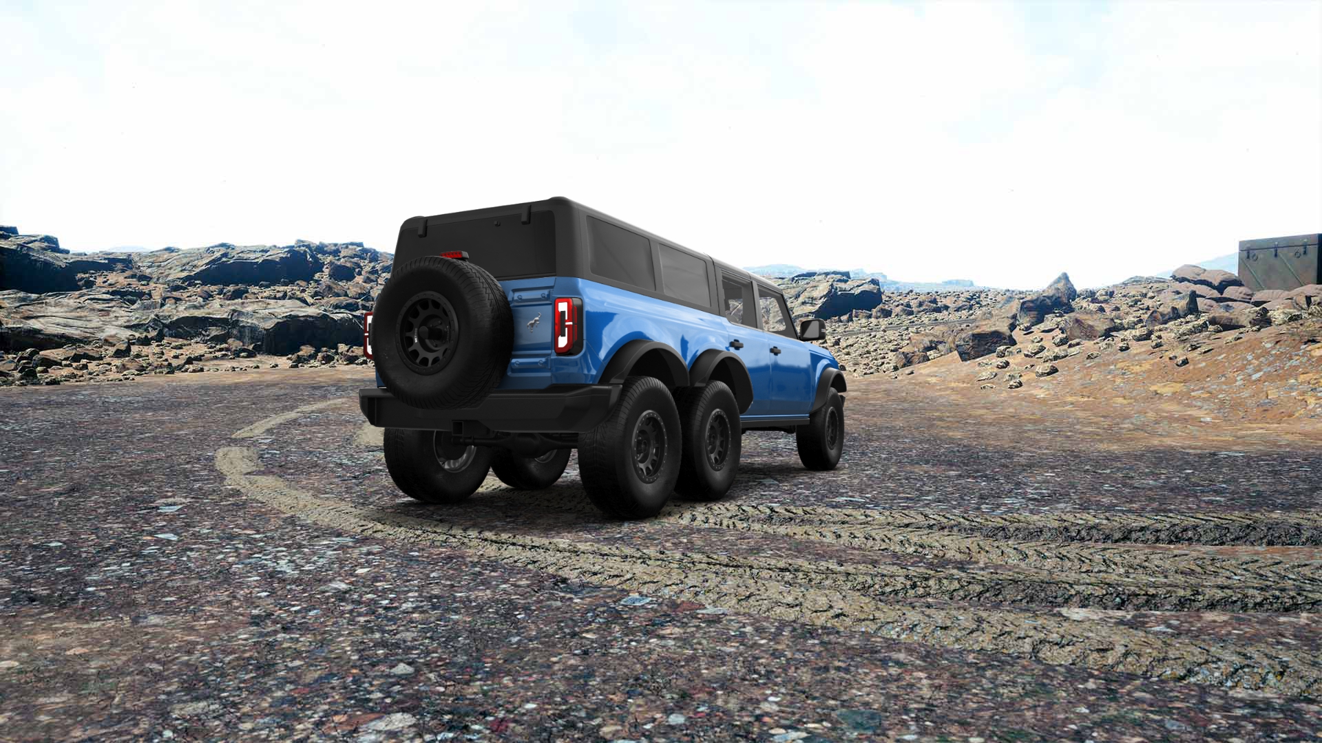 Ford Bronco 6X6 challenge 4 Door pickup truck 4021 