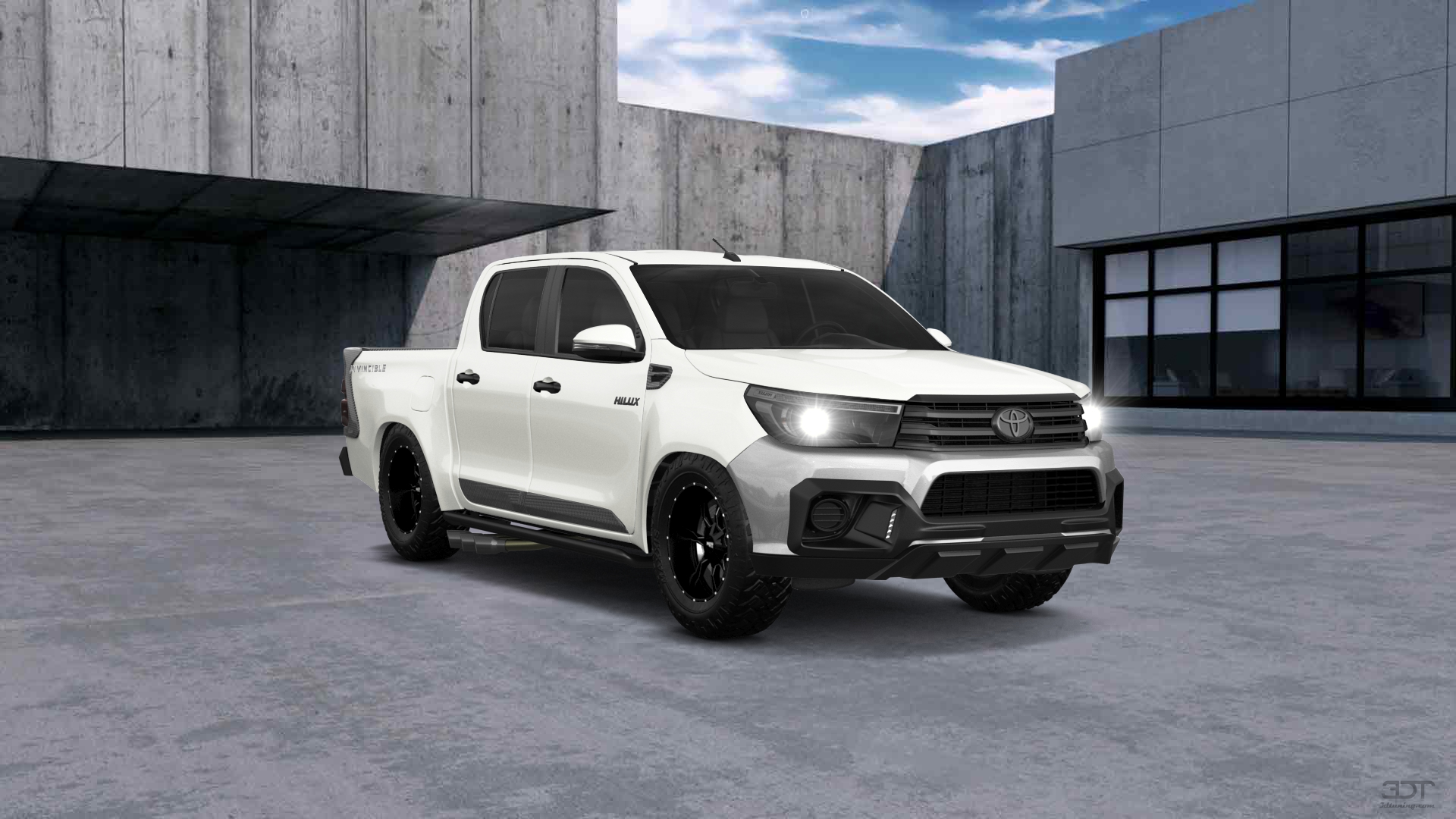 Toyota Hilux Double Cab 4 Door pickup truck 2015 tuning