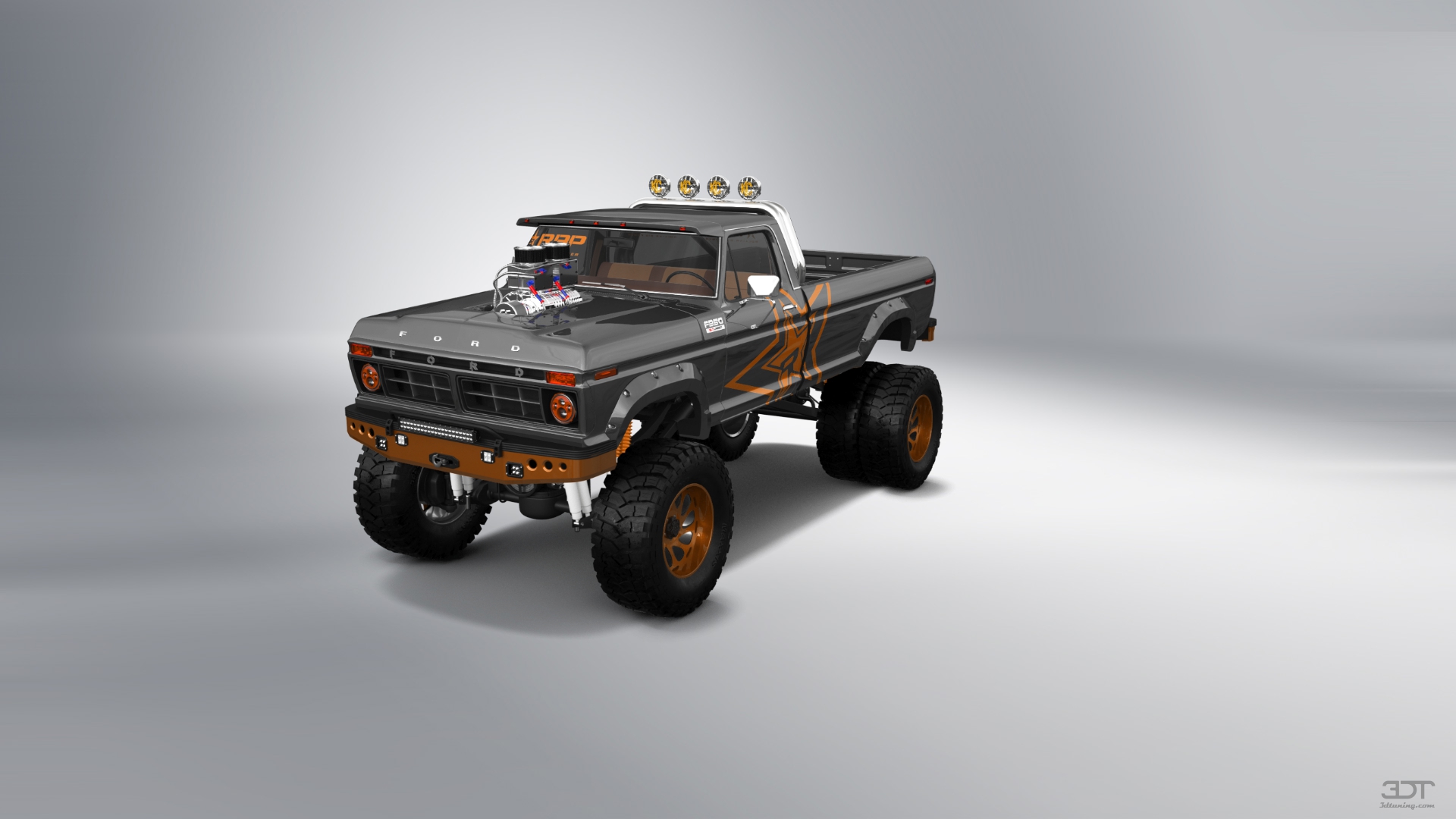 Ford F-350 Dually 2 Door pickup truck 1974
