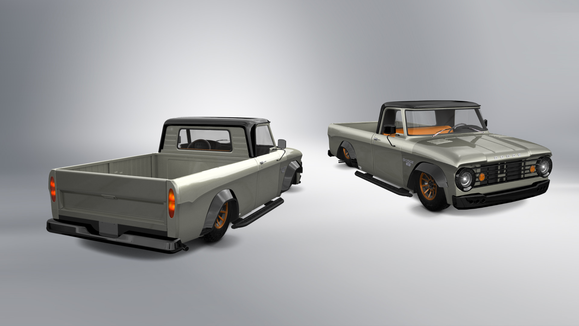Dodge Power Wagon W200 2 Door pickup truck 1966