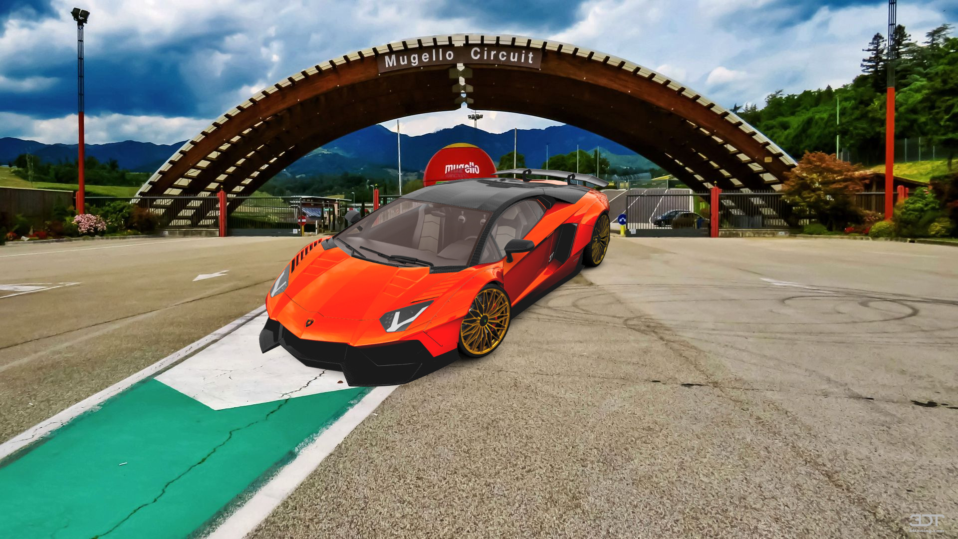 Lamborghini Aventador 2 Door Coupe 2012 tuning