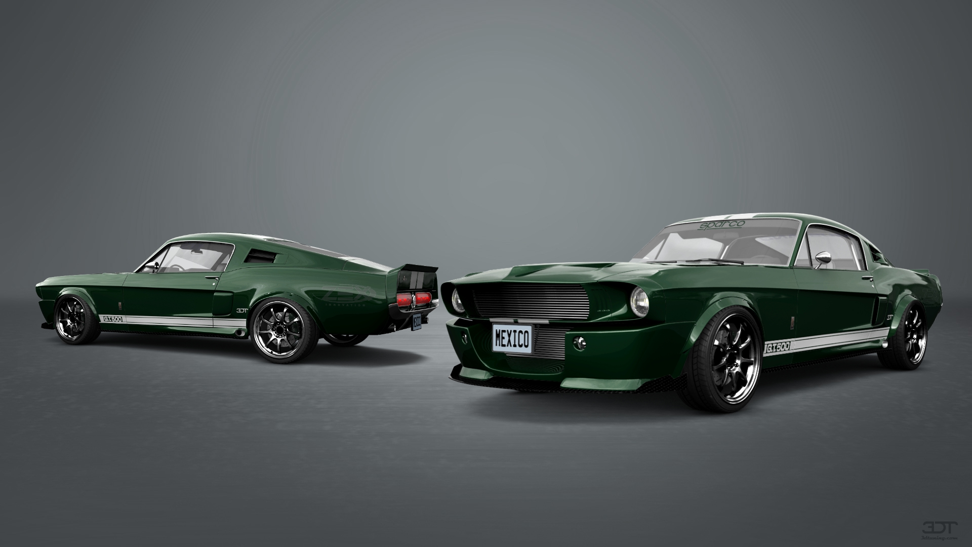 Mustang GT500 2 Door Coupe 1968 tuning