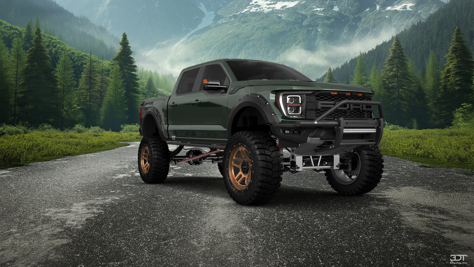 Ford F-150 Raptor 4 Door pickup truck 2021