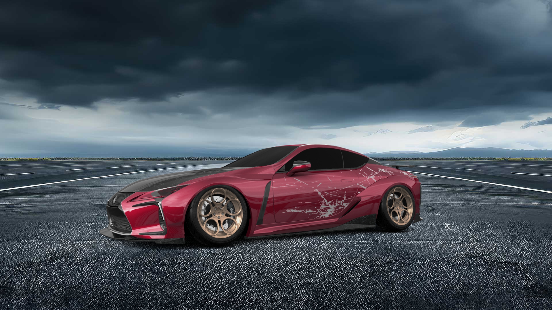 Lexus LC500 2 door fastback coupe 2017