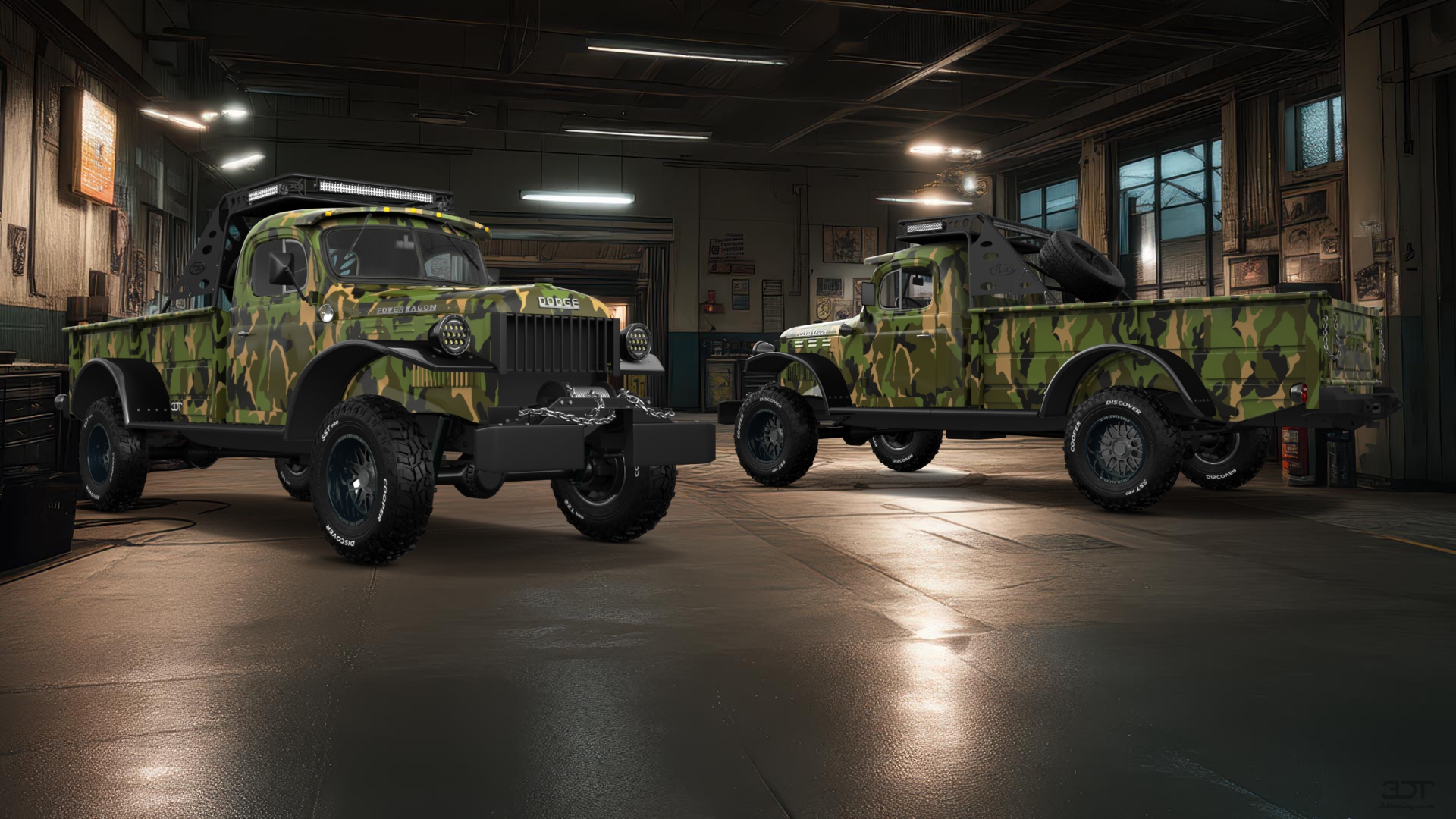 Dodge Power Wagon 2 Door pickup truck 1947 tuning