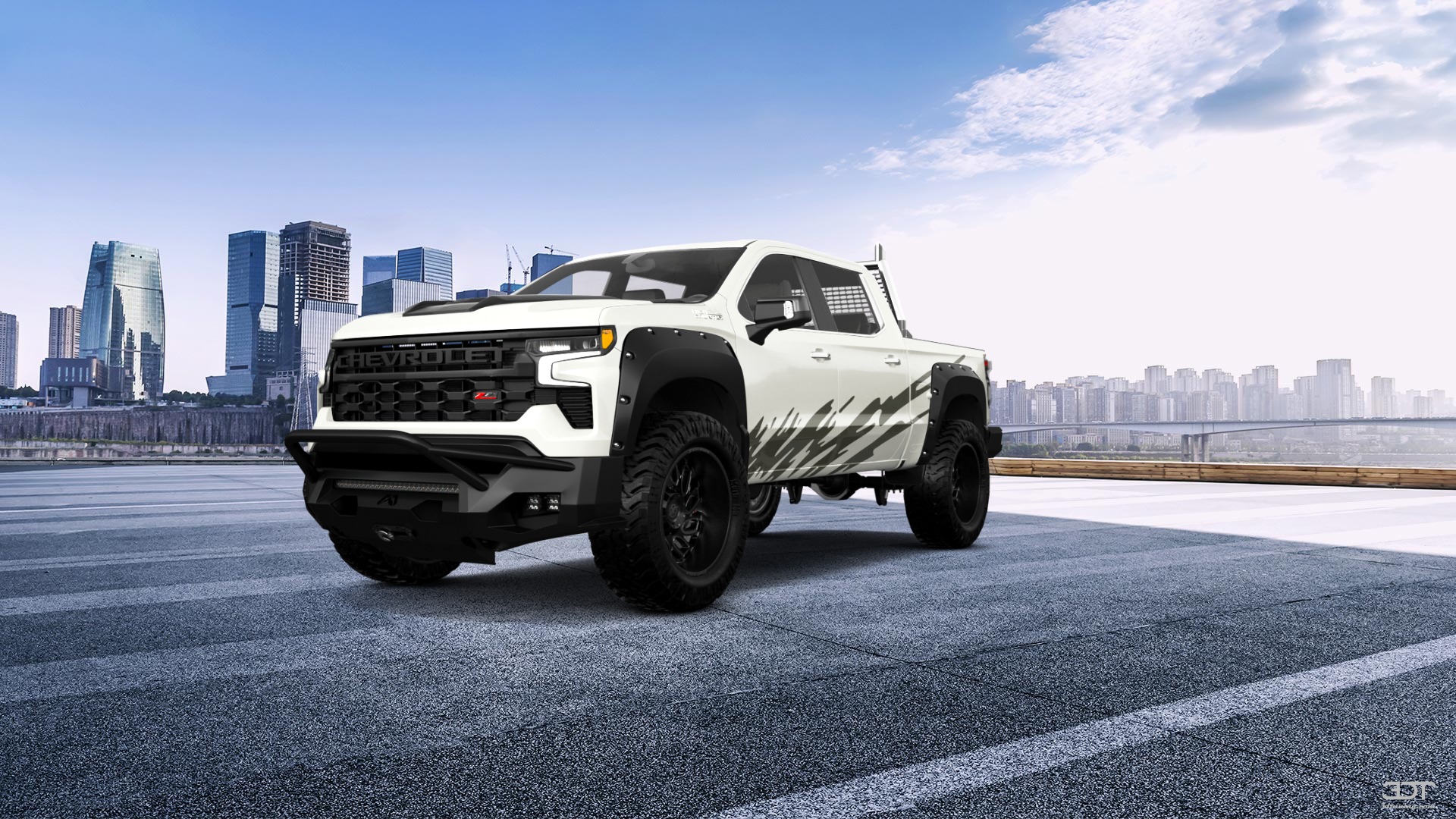 Chevrolet Silverado 1500 Crew Cab 5.8 ft box 4 Door pickup truck 2023 Images