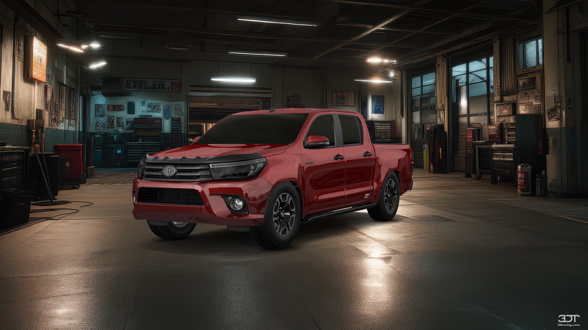 Toyota Hilux Double Cab 4 Door pickup truck 2015 tuning