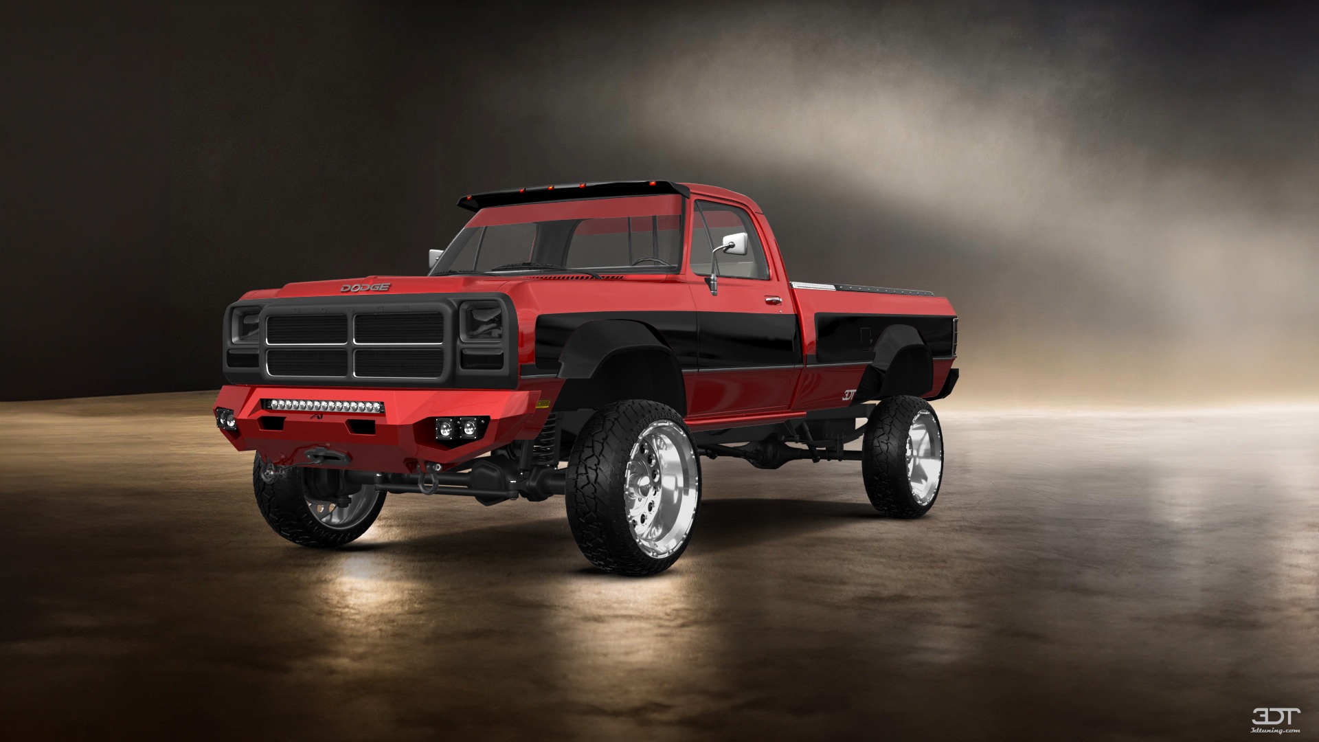 Tuning Dodge Ram 2 Door pickup truck 1991