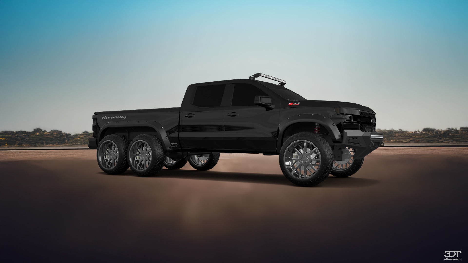 Tuning Chevrolet Silverado Hennessey Goliath 6X6 Truck 2020