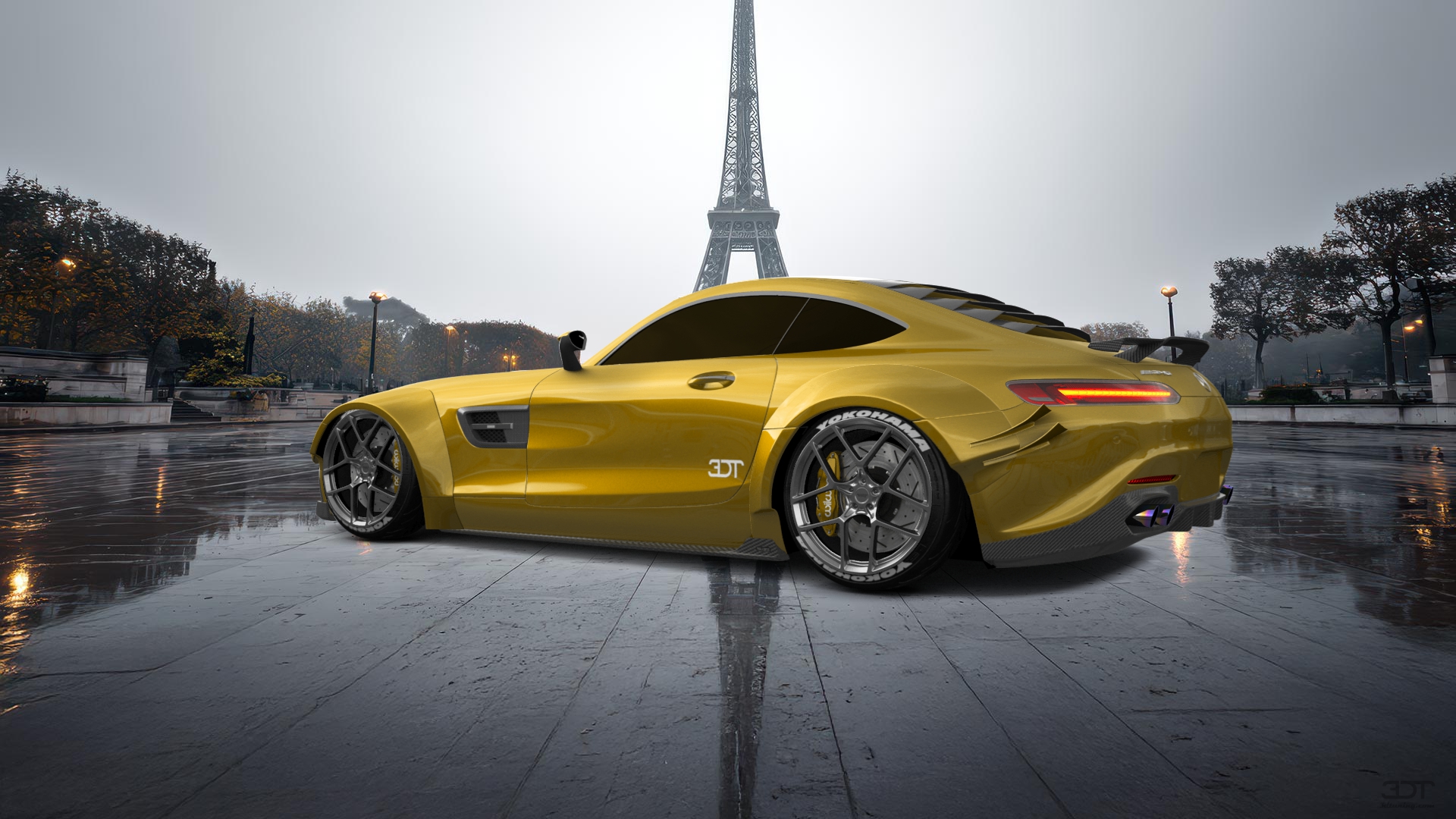 Mercedes AMG GT 2 door fastback coupe 2015