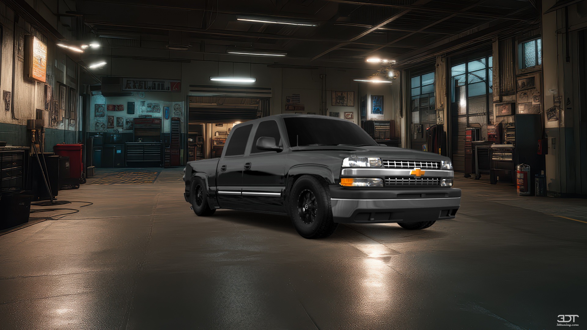 Chevrolet Silverado 1500 Crew Cab 5.8 ft box 4 Door Truck 1999 tuning